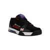 Sneaker DC SHOES "Versatile Le", Gr. 10(43), schwarz (schwarz, schwarz, rot), 50.71% Leder, 37.83% Synthetikmaterial, 11.46% Polyester, Schuhe