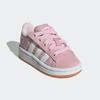 Sneaker ADIDAS ORIGINALS "CAMPUS 00S COMFORT CLOSURE ELASTIC LACE KIDS", Kinder, Gr. 22, clear pink, cloud weiß, gum 2, Leder, Synthetik, sportlich, Schuhe, für Kinder