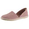 Espadrille VERBENAS "CARMEN SERRAJE", Damen, Gr. 41, rosa (altrosa), Veloursleder, klassisch, Schuhe, Schlupfschuh, Sommerschuh, Loafer mit typischem Jute-Rahmen