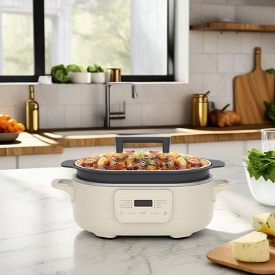 Magnifique Multipurpose Programmable Slow Cooker for Oats, Rice, Braise, Sear