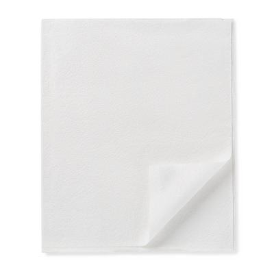 Medline All-Tissue Drape Sheet, Economical Thinner 2-Ply, White, 40" x 48" (101.6 cm x 121.9 cm), 100/CS (NON23339)