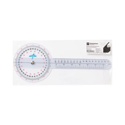 Medline Plastic Goniometer, 12" (30.5 cm), Round Head, 1 EA (MDSR006567)
