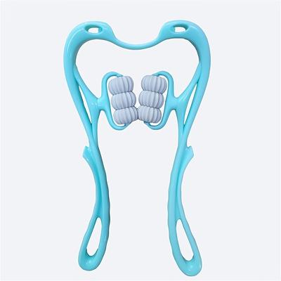 TEMU [1pc 6-wheeled Neck Massager] 1pc Neck Massager, 6-wheeled Manual Massage Tool For Muscle Tension Reduction And Relaxation, Multi-functional Home Use