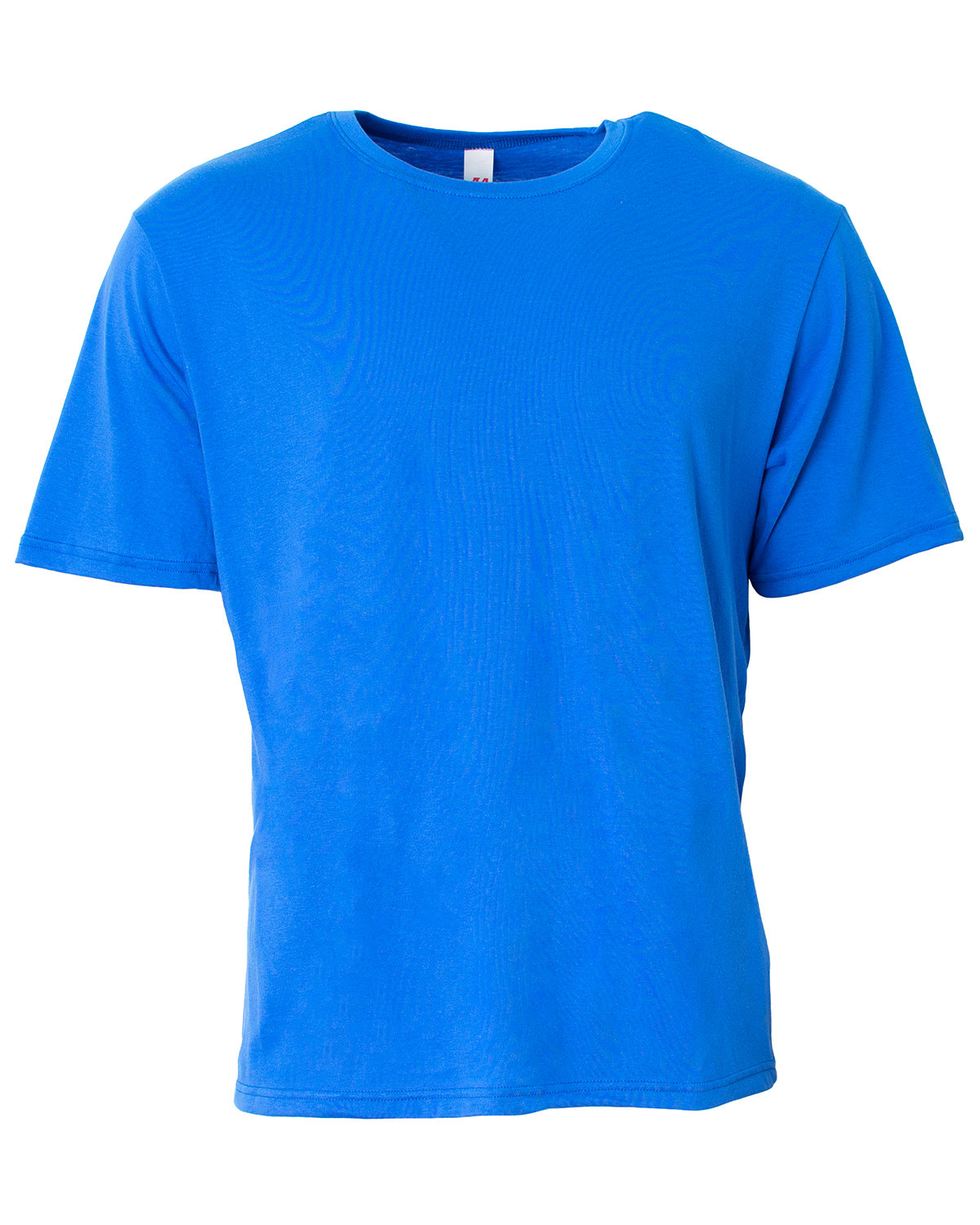 A4 N3013 Softek Short Sleeve Top in Royal Blue size XS | Polyester Blend