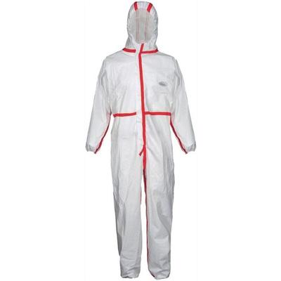Coverstar - asatex Schutzoverall Plus® weiß / rot Größe xxl - CS400/XXL Image