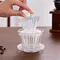 1-4 People Hand-making Coffee Filter Paper Cake Acrylic Coffee Filter Cup Filter Paper Press Household Coffee Accessories