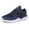 Sneaker DOCKERS BY GERLI, Herren, Gr. 47, blau (navy), Textil, Synthetik, sportlich, Schuhe, Schnürschuh, Slip-On Sneaker mit verstärktem Zehenbereich