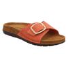 Pantolette ROHDE "RODIGO", Damen, Gr. 39, orange, Leder, klassisch, Schuhe, Sommerschuh, Schlappen, Strandschuh, Badeschuh mit Leder-Softfußbett