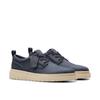 Schnürschuh CLARKS "Polden Lace", Herren, Gr. 43, blau (navy leather), Leder, casual, Schuhe, Schnürschuh, Business Schuh mit herausnehmbarem Fußbett