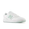 Sneaker NEW BALANCE "BB80", Gr. 38, oyster weiß, Leder, sportlich, Schuhe, von dem New Balance 550 inspiriert