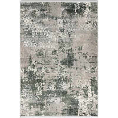Teppich "Vision 241", grün (dunkelgrün), B:80cm H:7mm L:150cm, Kunstfaser, Viskose, SCHÖNER WOHNEN-KOLLEKTION, Teppiche, Viskoseteppich mit Glanz, Wohnzimmer Image