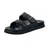Pantolette GANT "Palbuddy", Herren, Gr. 43, schwarz, Nubuklederimitat, casual, Schuhe, Sandale, Flats, Sommerschuh mit Softfußbett