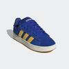 Sneaker ADIDAS SPORTSWEAR "GRAND COURT ALPHA", Gr. 47, semi lucid blau, utility gelb, sanftes weiß, Leder, Synthetik, sportlich, Schuhe, Design inspiriert vom adidas Campus 00