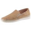 Slipper VERBENAS "Boris Hole Gallery", Herren, Gr. 39, beige, Textil, Veloursleder, klassisch, Schuhe, Espadrilles, Sommerschuh, Freizeitschuh mit luftiger Perforierung