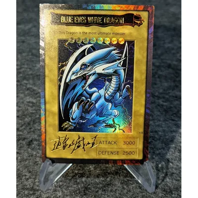 Diy Yu Gi Oh! Yugi Muto Black Magician Girl Game Card Collection Signature Card Refractive Color Image