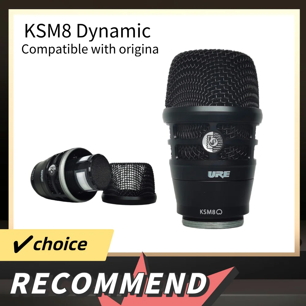 AD4D AD4Q KSM8 Dynamische Professionelle Bühne Leistung Wahre Diversität Drahtlose Mikrofon Ersatzteil Handheld Pickup Kopf Grill Image