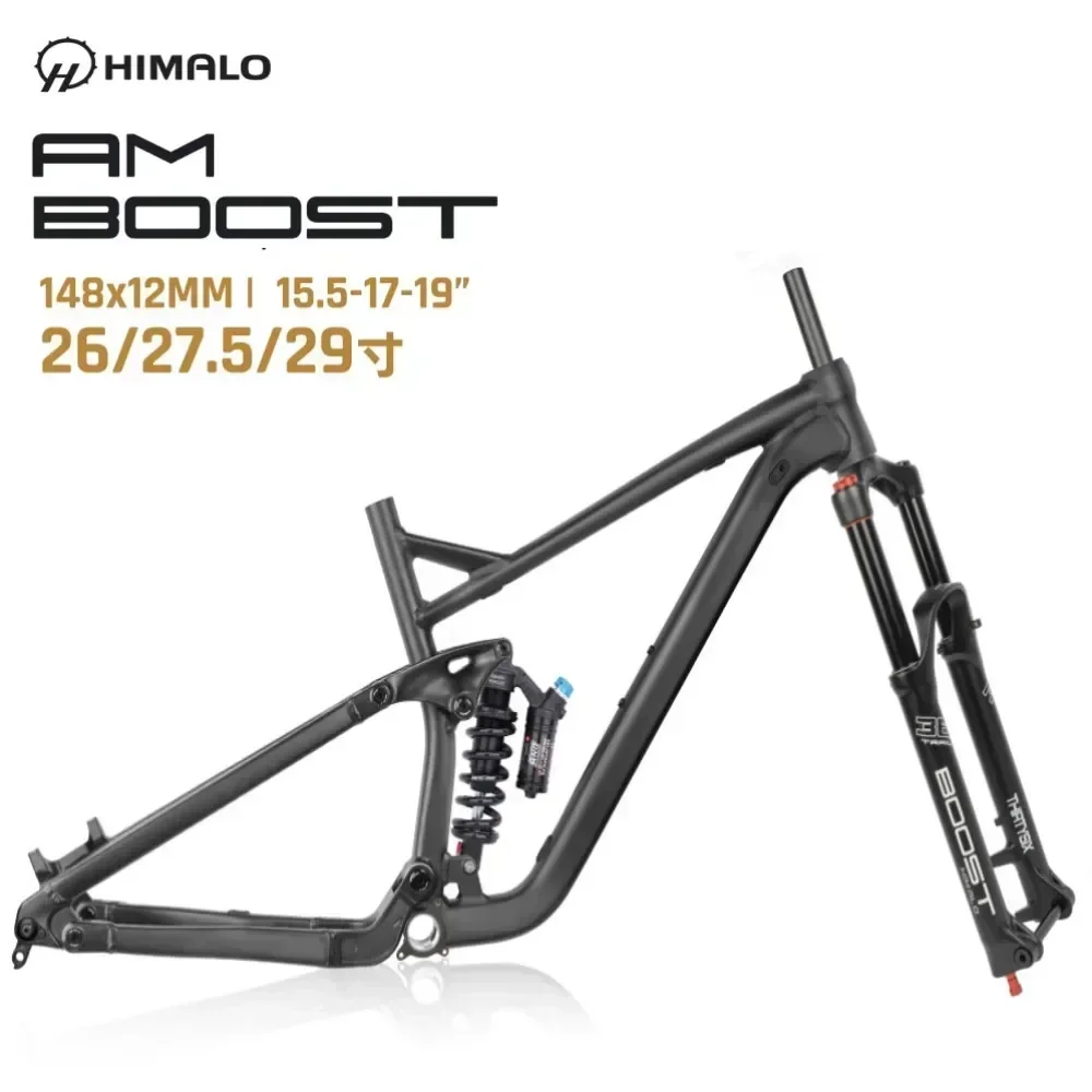 F. YUZHE Verzögerung Soft Tail Stoßdämpfer Rahmen Eimer Welle 148*12mm Stoßdämpfer Vorderradgabel Montage 27,5 29*15/17/19cm Image