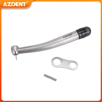 AZDENT Dental High Speed Handpiece Ceramic Bearing 4 Way Spray Standard Clean Head System 4 Holes