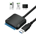 Cavo adattatore universale per disco rigido SSD meccanico USB 3.0 da 2,5 pollici/3,5 pollici per lettura SATA esterna