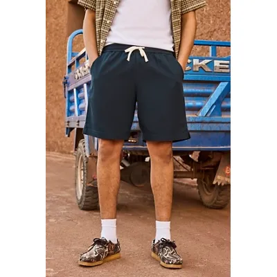 Ayker Navy Twill Shorts - Navy L at Urban Outfitters