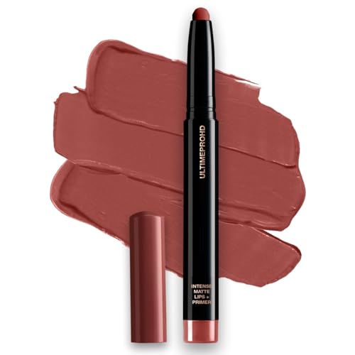 Ultim.e Pro HD Intense Matte Lipstick + Primer - Natural Coco (Brown) | 9HR Long Stay | Flawless HD Matte Finish | Intense Color | Lightweight | Smooth Glide | Primer Infused 1.4 G (pACK oF 1)
