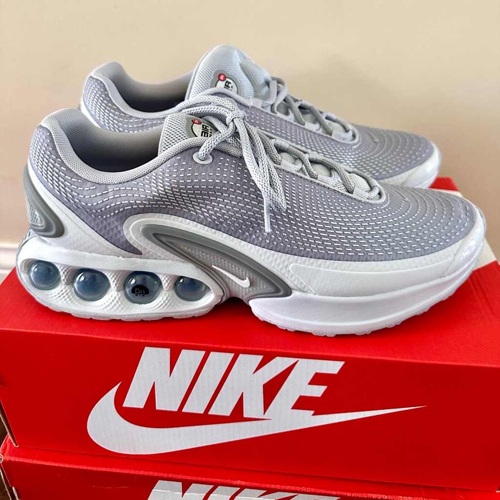 Nike Shoes | Brand New Nike Air Max Dn Wolf Grey Casual Shoes Men’s Size 11.5 & 13 | Color: Gray | Size: Various