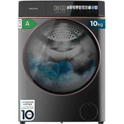 Cecotec - Waschmaschine 10 Kg Frontlader Bolero DressCode 10900 Inverter FullColor Steel a.