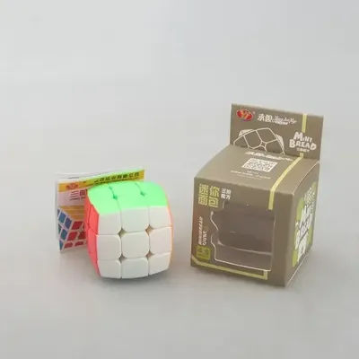 [Picube] YJ Mini Brot Schlüsselanhänger 3,5 cm 4,5 cm Mini 3x3 bunter Brotwürfel Lernspielzeug YongJun Image
