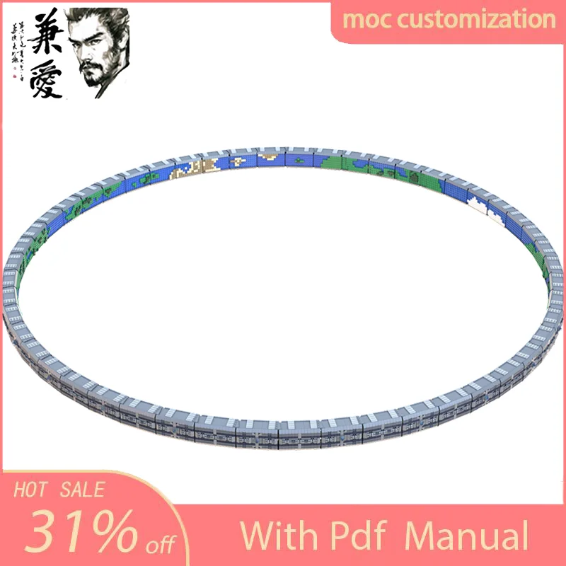 11426PCS MOC UCS Halo Ring 1,7 Meter Bauen Modell Bausteine Ziegel Diy Kreative Montage Pädagogisches Spielzeug Kind Geburtstag geschenk Image