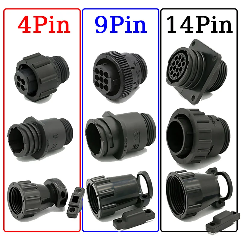 1/5/20/50Sets 4/9/14Pin AMP/TE Typ Auto Sensor Stecker Stecker Für SMEMA Auto Stecker Mit Pin 182649 -1 206043 -1 182916 -1 183079 -1 Image