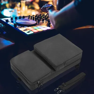 Tragbare DJ-Plattenspieler-Schutzhülle, kratzfest, für Reisen, Aufbewahrungstaschen, Zubehör für Image