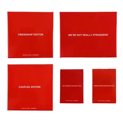 WE'RE NOT REALLY STRANGERS Couples Edition Honest Dating Expansion Pack - Couples Friendship