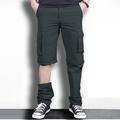 Per uomo Pantaloni convertibili Pantaloni da escursione Pantaloni cargo tattici Estate Esterno Impermeabile Traspirante Asciugatura rapida Leggero Pantaloni Grigio Kaki Pesca Scalate Corsa M L XL XXL