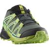 Wanderschuh SALOMON "SPEEDCROSS J", Gr. 34, urban chic, sharp grün, schwarz citron, Textil, Synthetik, sportlich, Schuhe, wasserdicht