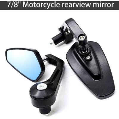 Beijiyi - Motorradspiegel, 7/8 Zoll 22 mm, Motorrad-Rückspiegel, Lenkerende, blendfrei, Image