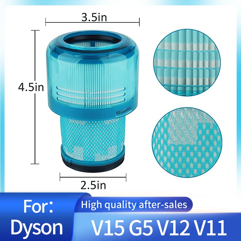 Für Dyson V11 SV14 V15 Akku-Staubsauger Waschbarer Filter HEPA-Filter Zubehör Dyson V15 Filter sauberes Zubehörteil Image