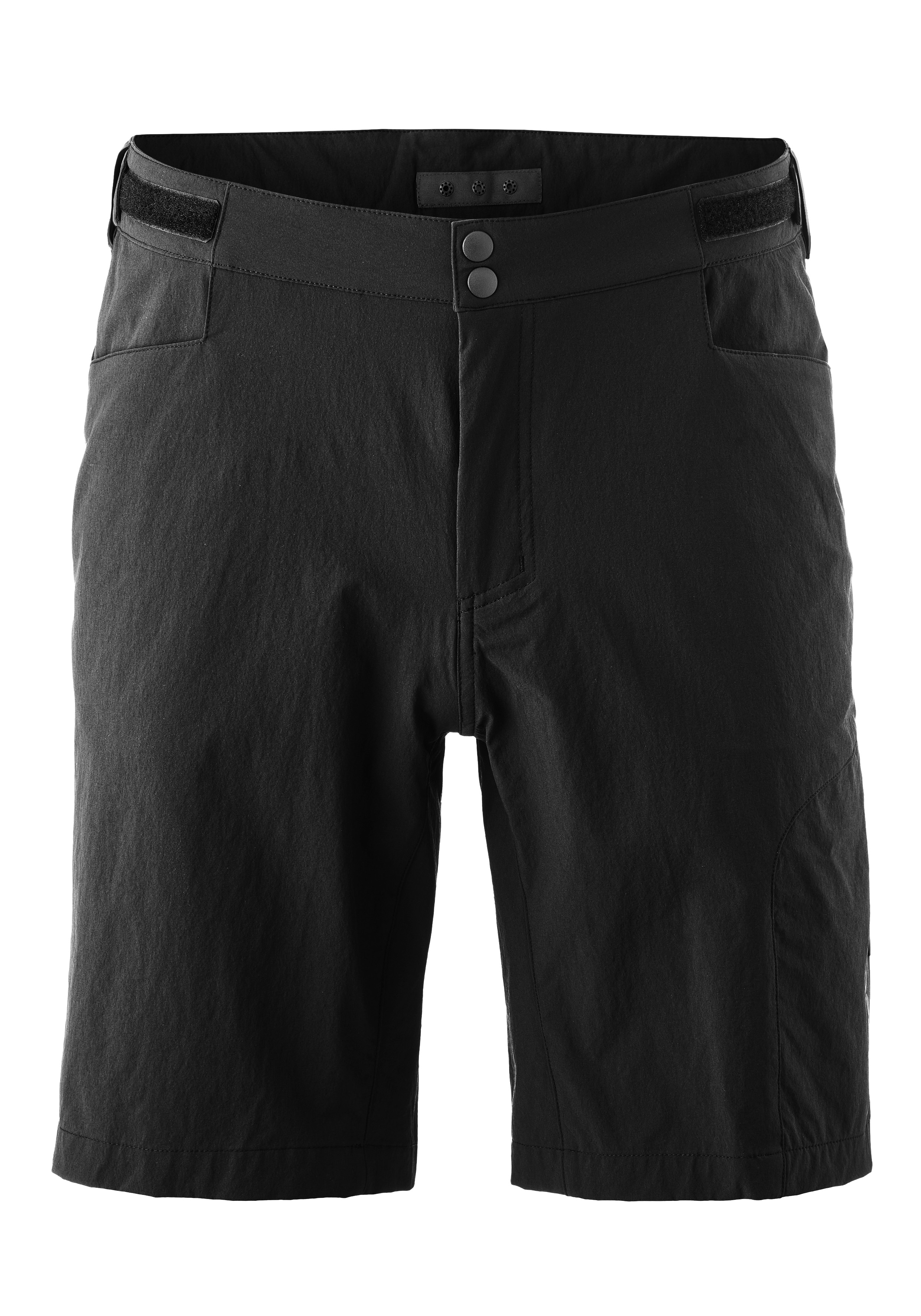Fahrradhose GONSO "Adventure Shorts M", Herren, Gr. 5XL, Normalgrößen, schwarz, 90% Polyamid, 10% Elasthan, Hosen, Strapazierfähig und formstabil Image