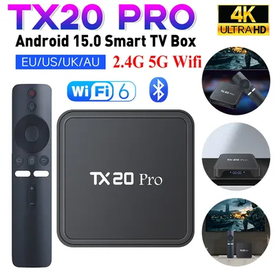 2025 Neue Smart TV Box Android 15 4K HD Smart Android TV Box 2,4/5G Dual-WIFI 3D Video Media Player Heimkino TV Set-top Box