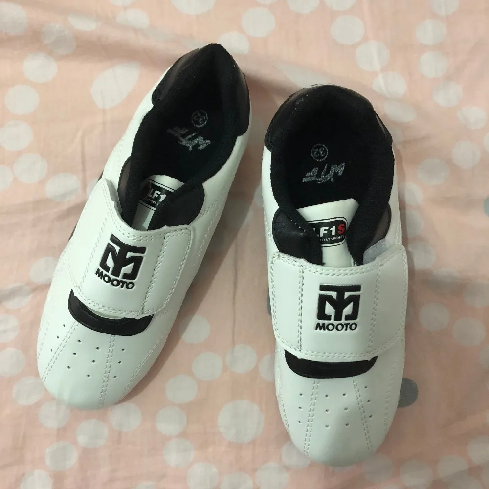 Unisex Mooto Taekwondo-Schuhe für Kinder und Erwachsene, Mooto-Taekwondo-Schuhe, Größe von 26,27 bis 44, weiße Herren-Sport-Taekwondo-Schuhe