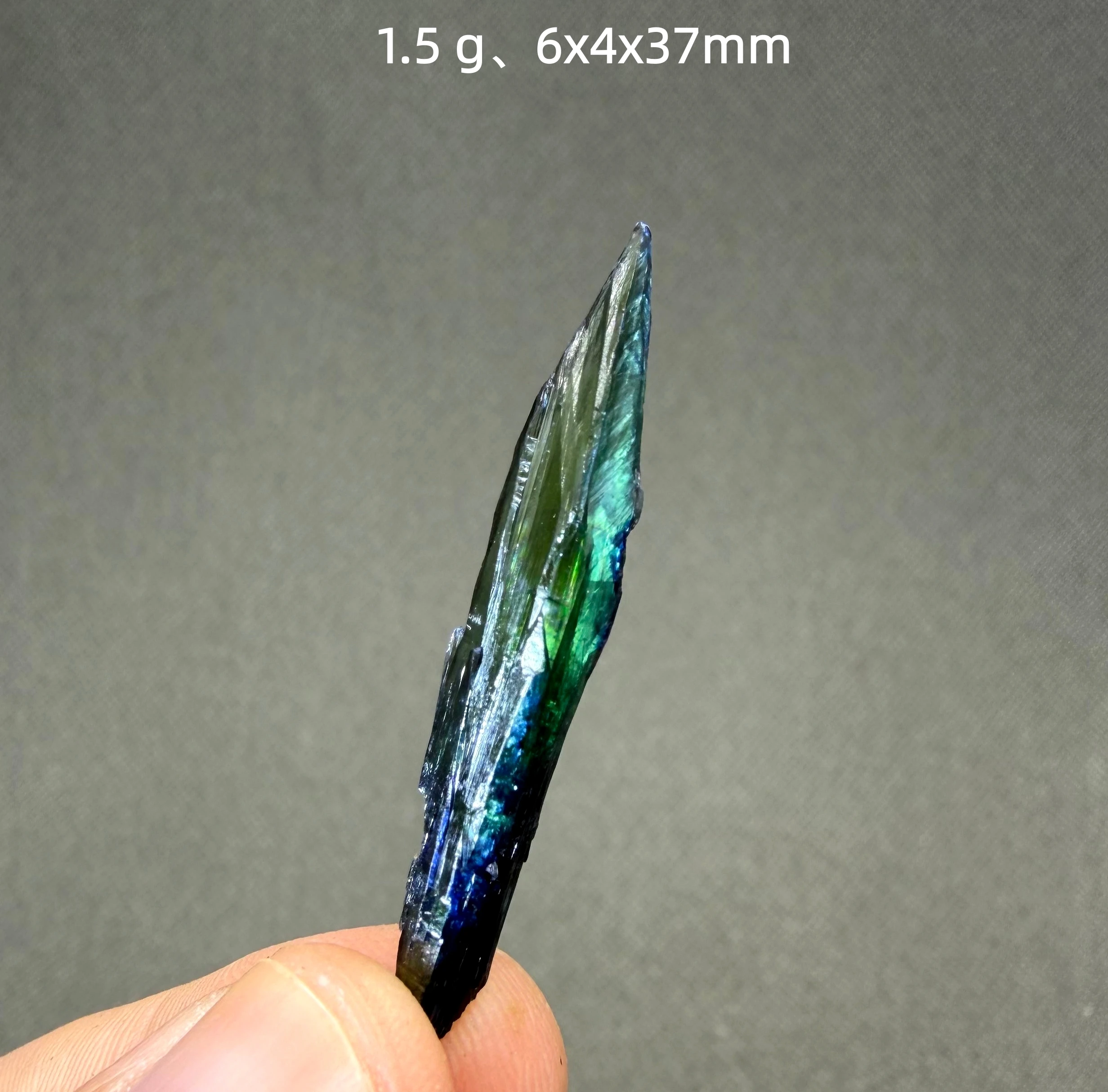 Natürliches, seltenes brasilianisches Vivianit-Blau-Eisen-Erdmineral-Exemplar + heilende Quarzkristalle und Edelsteine Image