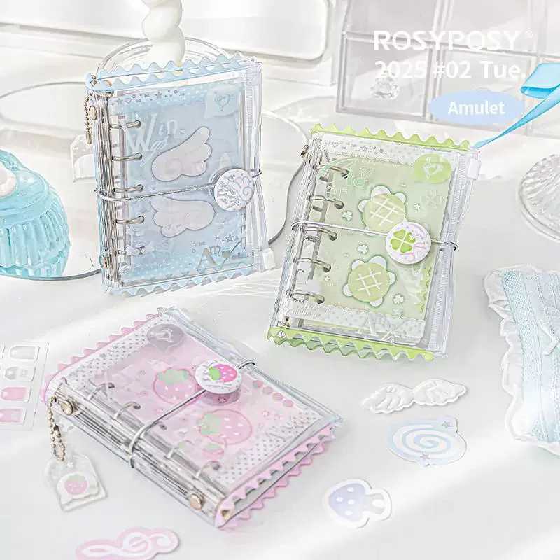 MINKYS M5 Tragbares Notizbuch in Bonbonform, Planer, jährlich, täglich, wöchentlich, Agenda, Buch, Tagebuch, Buch, Kawaii, Schule, Schreibwaren Image