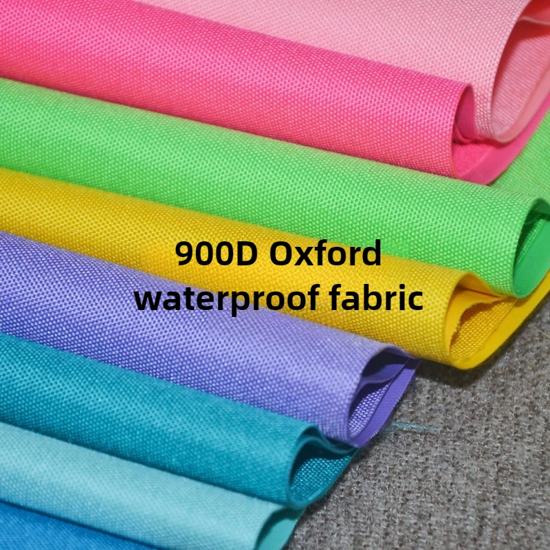 900D Oxford Wasserdichter Stoff PVC Verschlüsselung Meterware für Zelt Carport Taschen Gepäck Tote DIY Nähen Verdicktes Tuch Blau