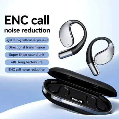 EARDECO Business Auriculares Drahtlose Kopfhörer Ohrhörer Bluetooth Kopfhörer Bass Stereo Sport Headset mit Mikrofon Audifonos Image