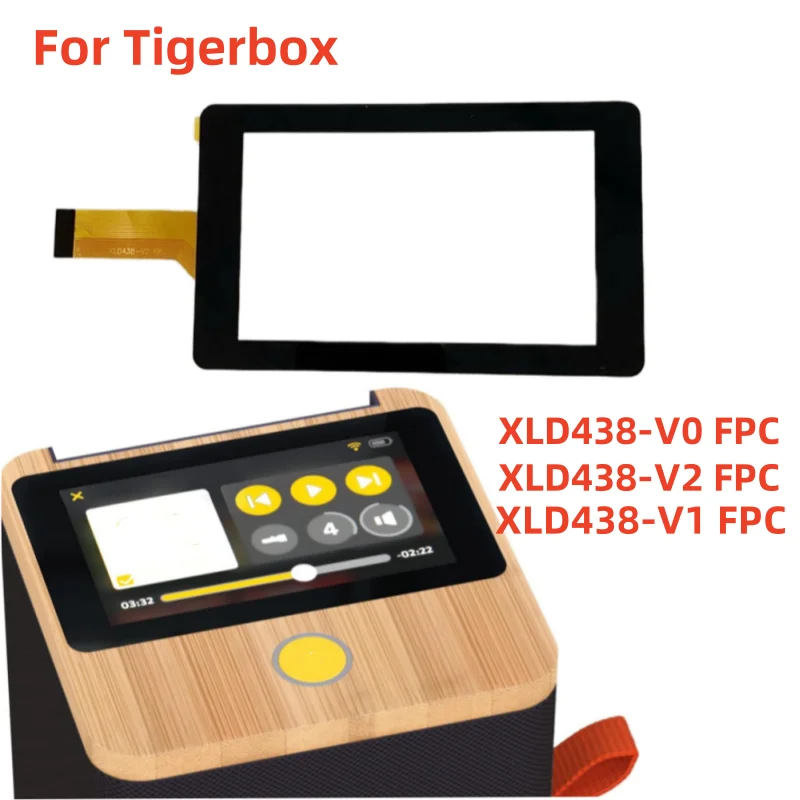 4,3 "Für Tigermedia Tigerbox Touchscreen Digitizer Touch Glas Panel XLD438-V0 FPC XLD438-V2 XLD438-V1 FPC Ersatzteile