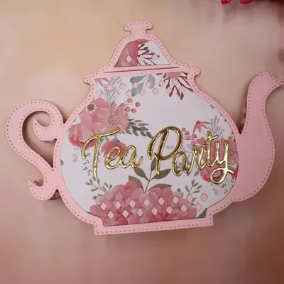 Big Teapot Cutting Dies Scrapbooking Metal Embossing Paper Greeting Card Making Tool Craft Die Cut