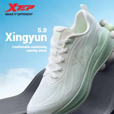 Xtep Moving Cloud 5 Running Shoes For Women 2025 Summer Cushioning Comfortable Breathable Mesh