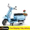 NUOVO Vacanze Romane Tecniche Vespa 125 Famosa Moto Città 10298 MOTO Blocchi di Costruzione