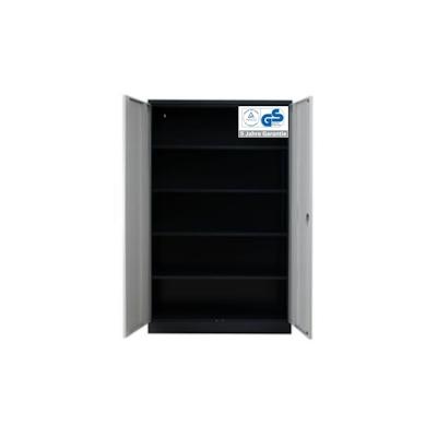 PROREGAL Stahlschrank BEE mit 10 lackierten Fachböden | HxBxT 195x120x42cm | Anthrazit-Grau | Werkstattschrank Werkzeugschrank Aktenschrank Image