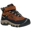 Keen - Kid's Targhee IV Mid WP - Wanderschuhe 27 | EU 27 braun/schwarz