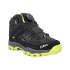 Outdoorschuh CMP "KIDS KIRUNA MID FITGO TREKKING SHOES WP", Gr. 33, schwarz (piombo, acido), Leder, sportlich, Schuhe, wasserdicht